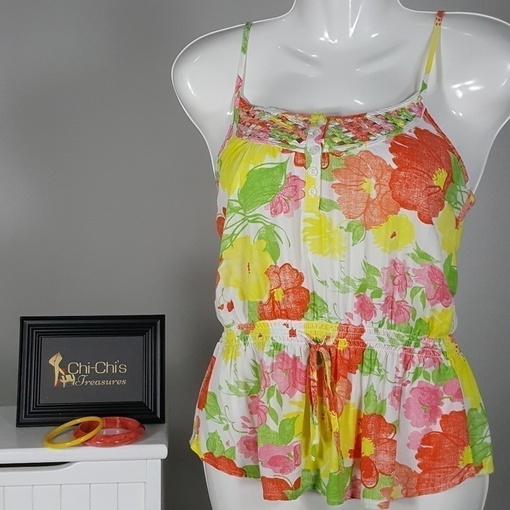AEROPOSTALE FLORAL TANK TOP